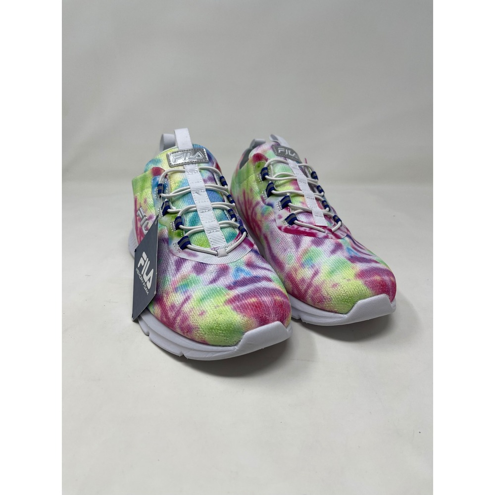 Fila Memory Skyway 2 Womens Running Shoes Tie Dye Multi Color Sneakers Size 8